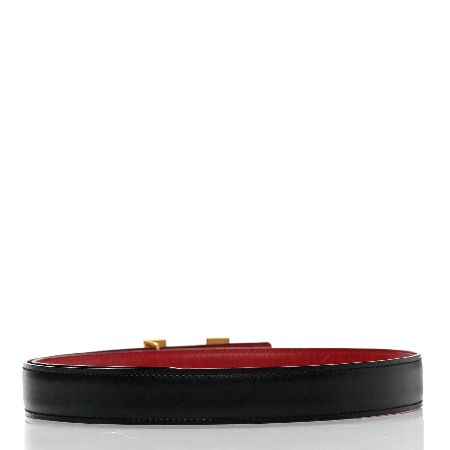 Box 18mm Constance H Belt 75 Black Rouge H