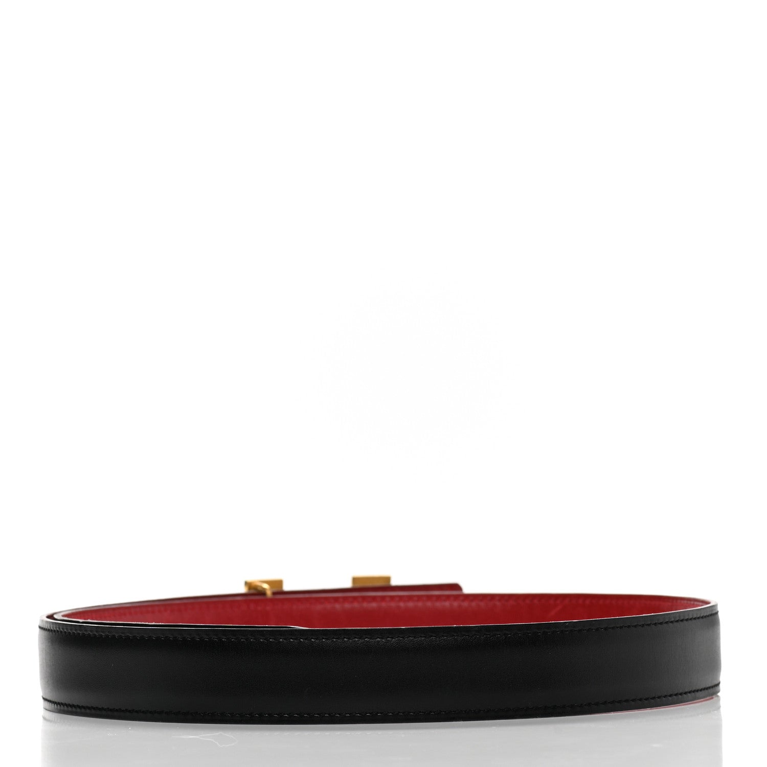 Hermes Box 18mm Constance H Belt 75 Black Rouge H 2 of 6