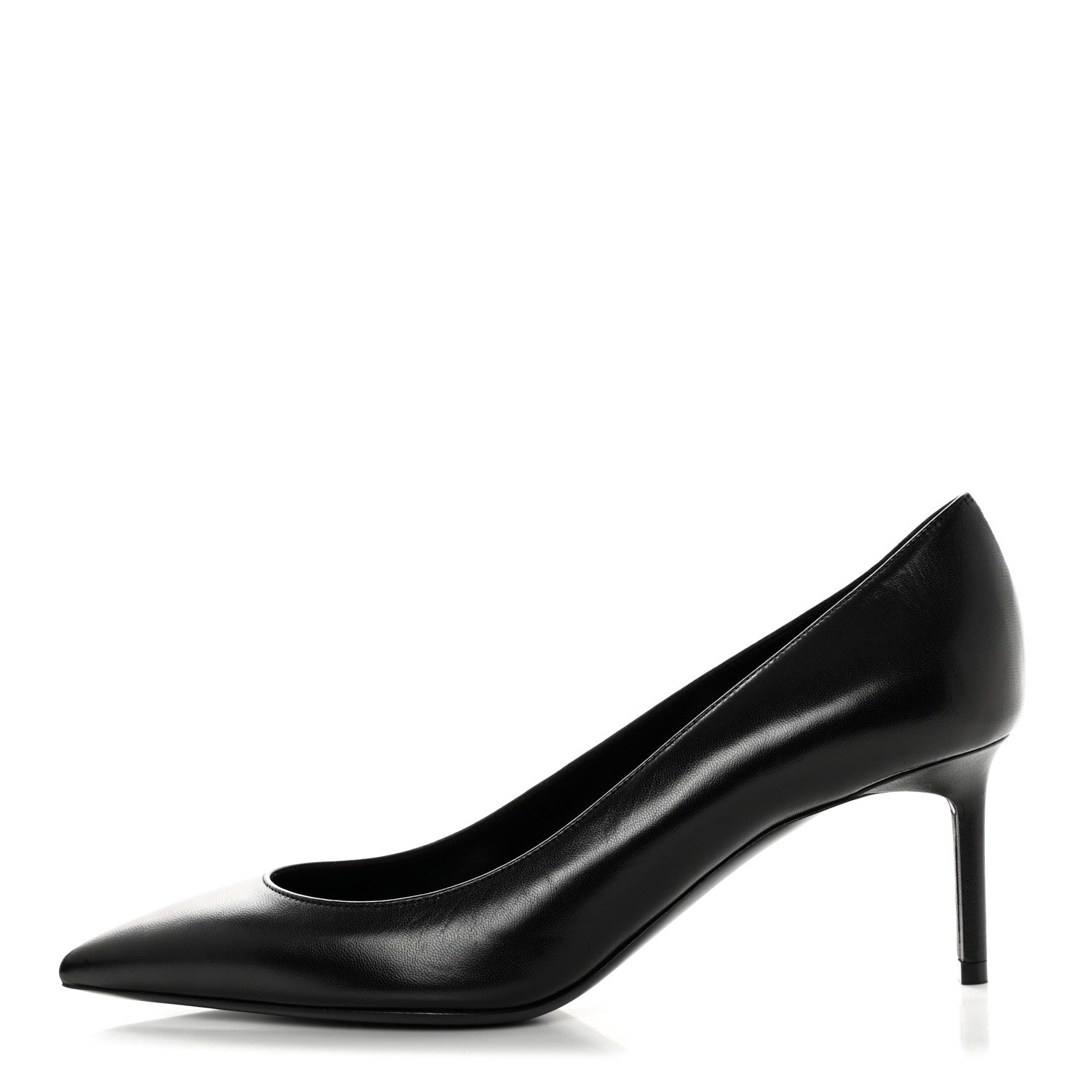 Saint Laurent Calfskin Anja 85 Pumps 38 Black 1 of 9