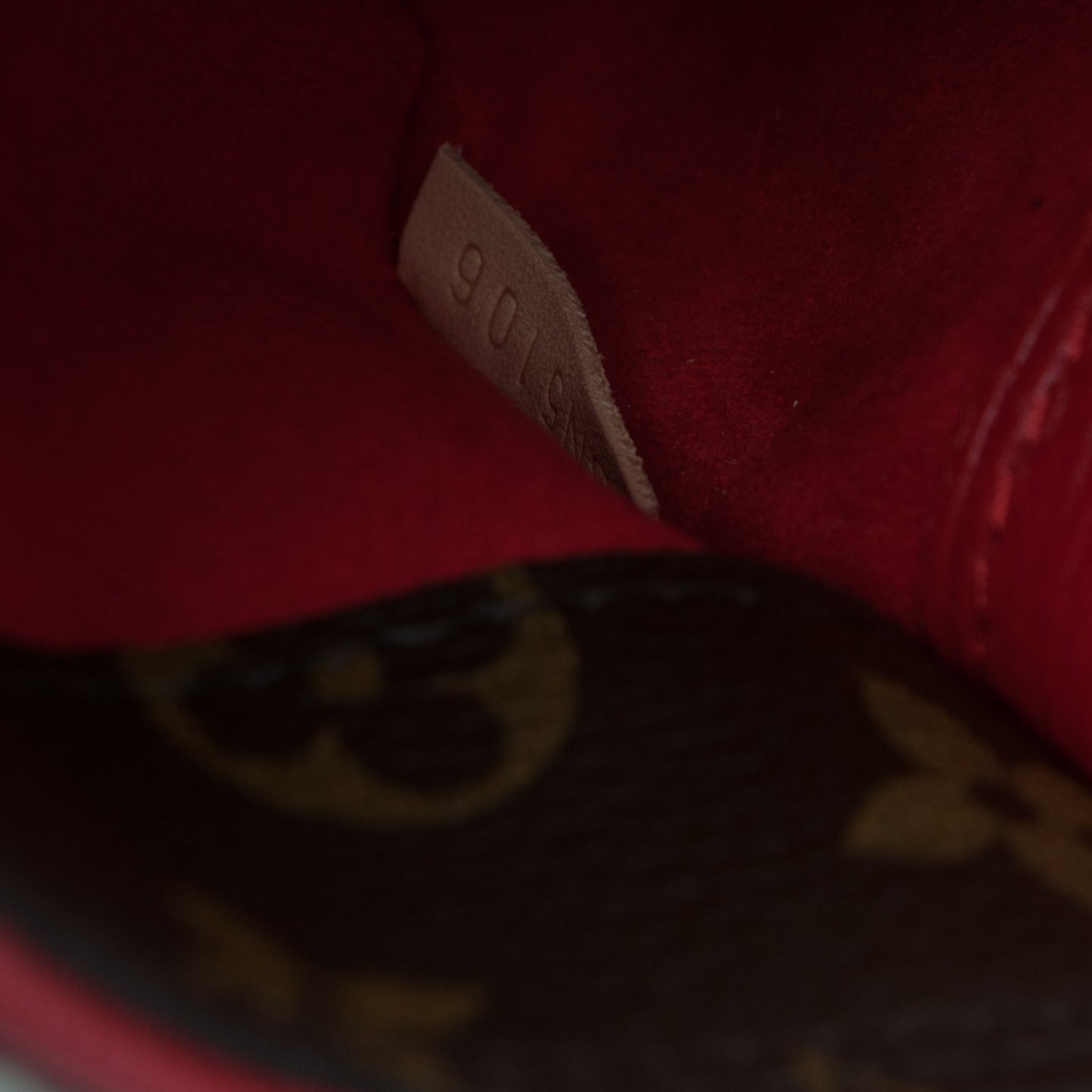 Monogram Pallas BB Cherry