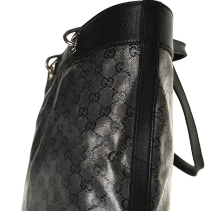 Gucci Crystal Monogram Bucket Tote Black 13 of 19