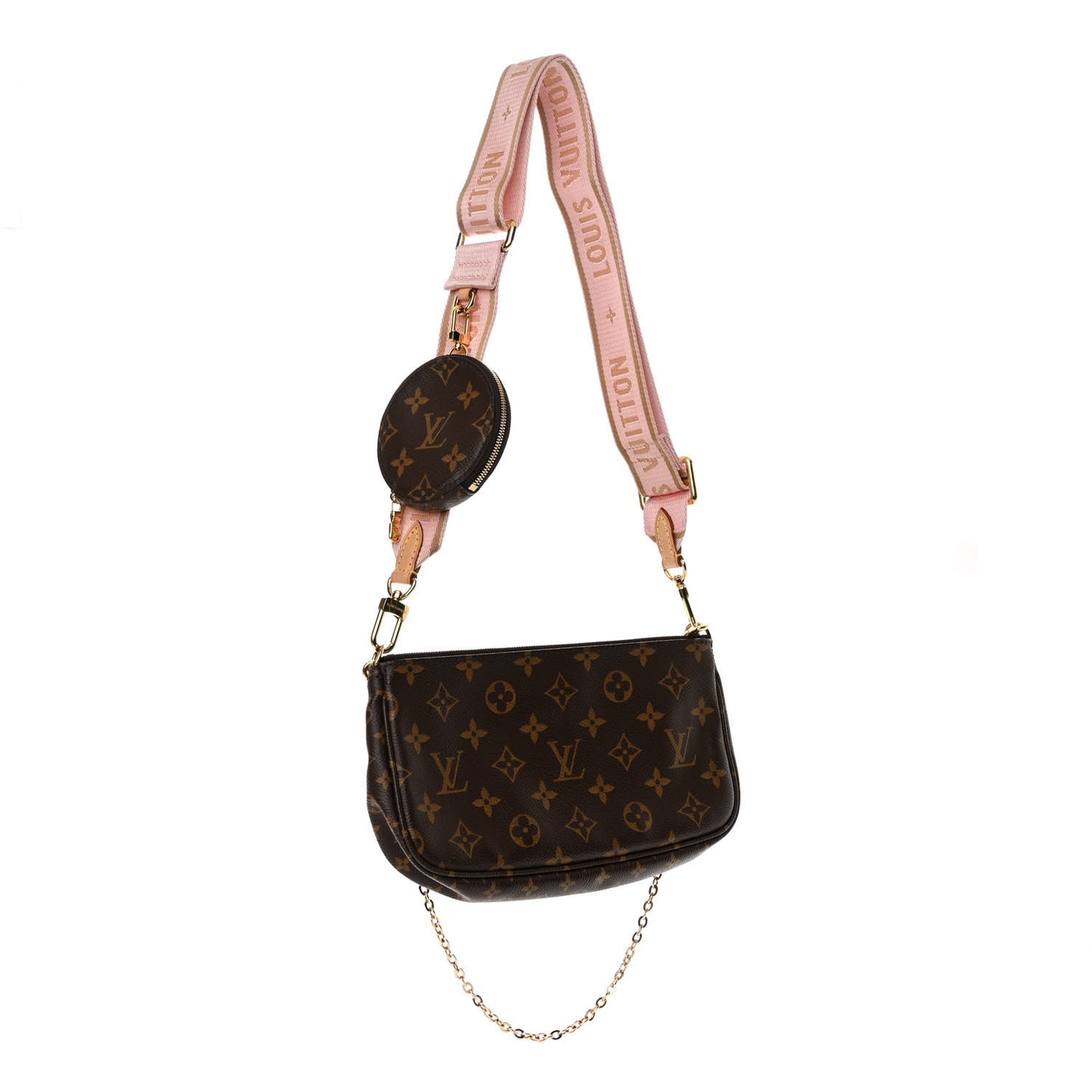 Monogram Multi Pochette Accessories Rose Clair