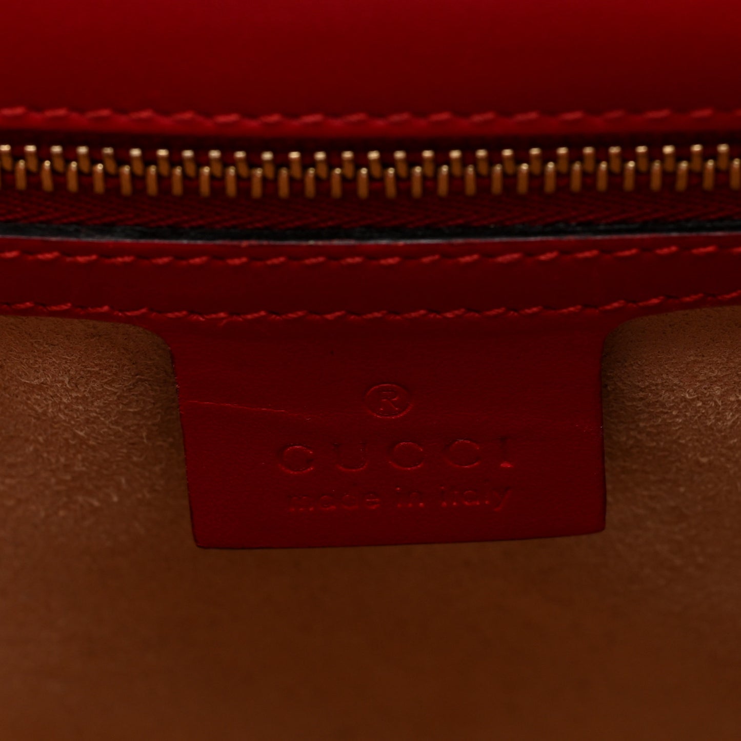 Guccissima Medium Padlock Shoulder Bag Hibiscus Red