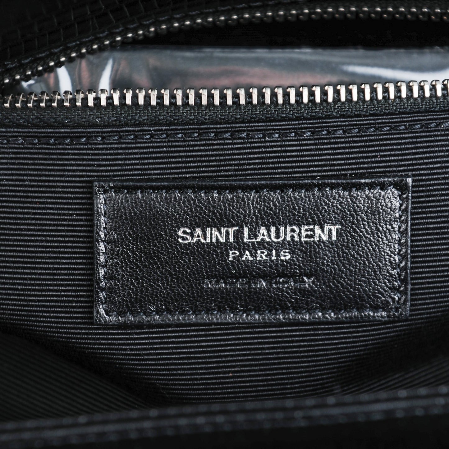 Lizard Calfskin Embossed Classic Medium Monogram Universite Bag Black