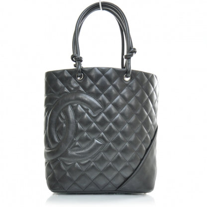 Chanel Calfskin Quilted Medium Cambon Tote Black 1 of 13