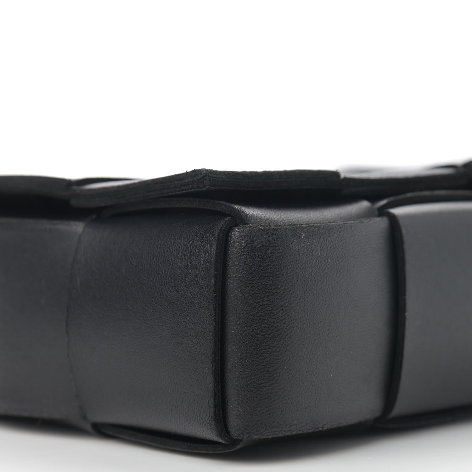 Bottega Veneta Nappa Maxi Intreccio Cassette Bag Black 9 of 14