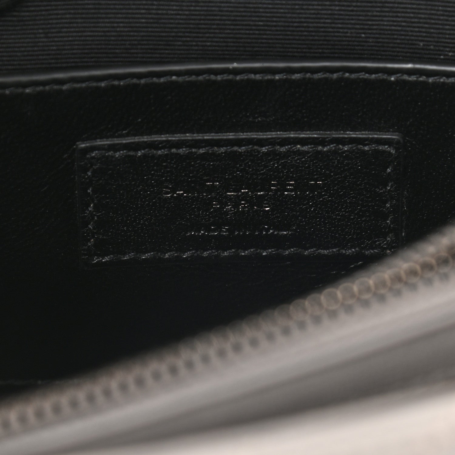 Saint Laurent Sheepskin Matelasse Chevron Monogram Medium College Bag Granite 6 of 8