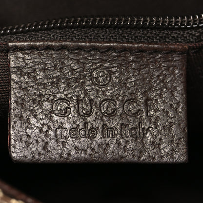 Gucci Monogram Waist Pouch Bag Dark Brown 6 of 10