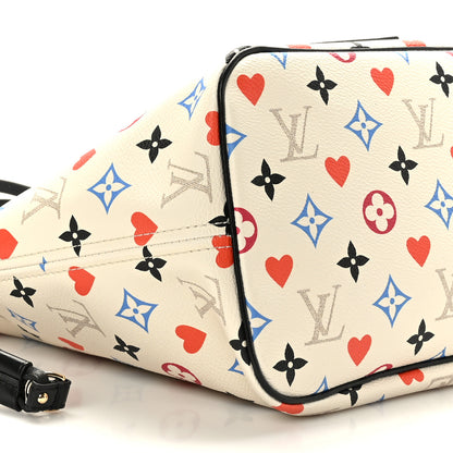 Louis Vuitton Game On Neverfull MM White 8 of 9
