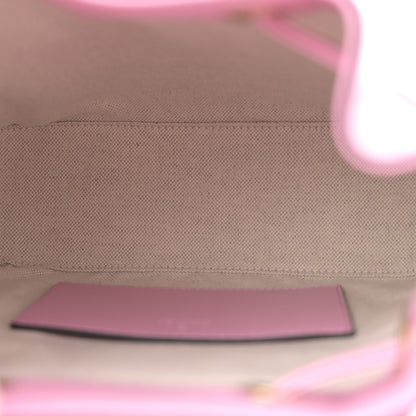 Gucci Calfskin Bamboo Backpack Glossy Pink 5 of 10