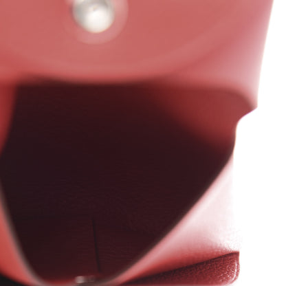Hermes Evercolor Bastia Coin Purse Rouge Casaque 4 of 7