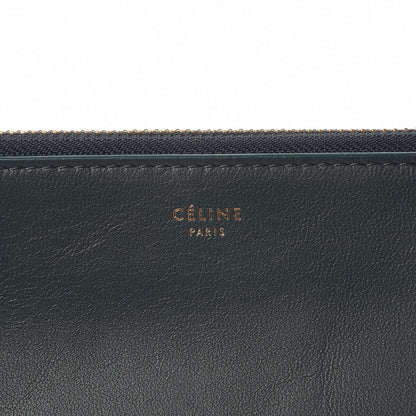 Celine Lambskin Small Trio Crossbody Bag Dark Green 9 of 10