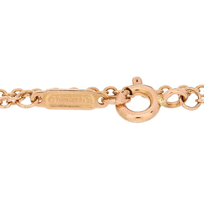 Tiffany 18K Rose Gold T Double Chain Bracelet 3 of 3