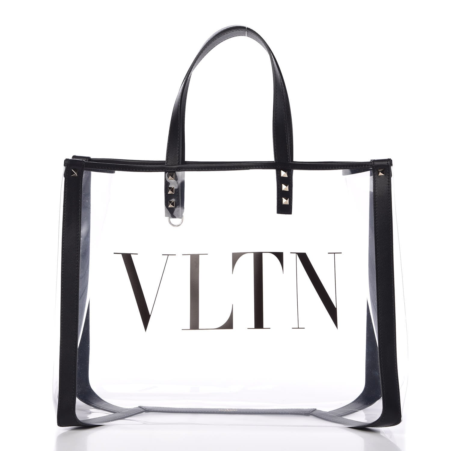 Valentino Garavani Plexy VLTN Shopping Bag Transparent 3 of 9