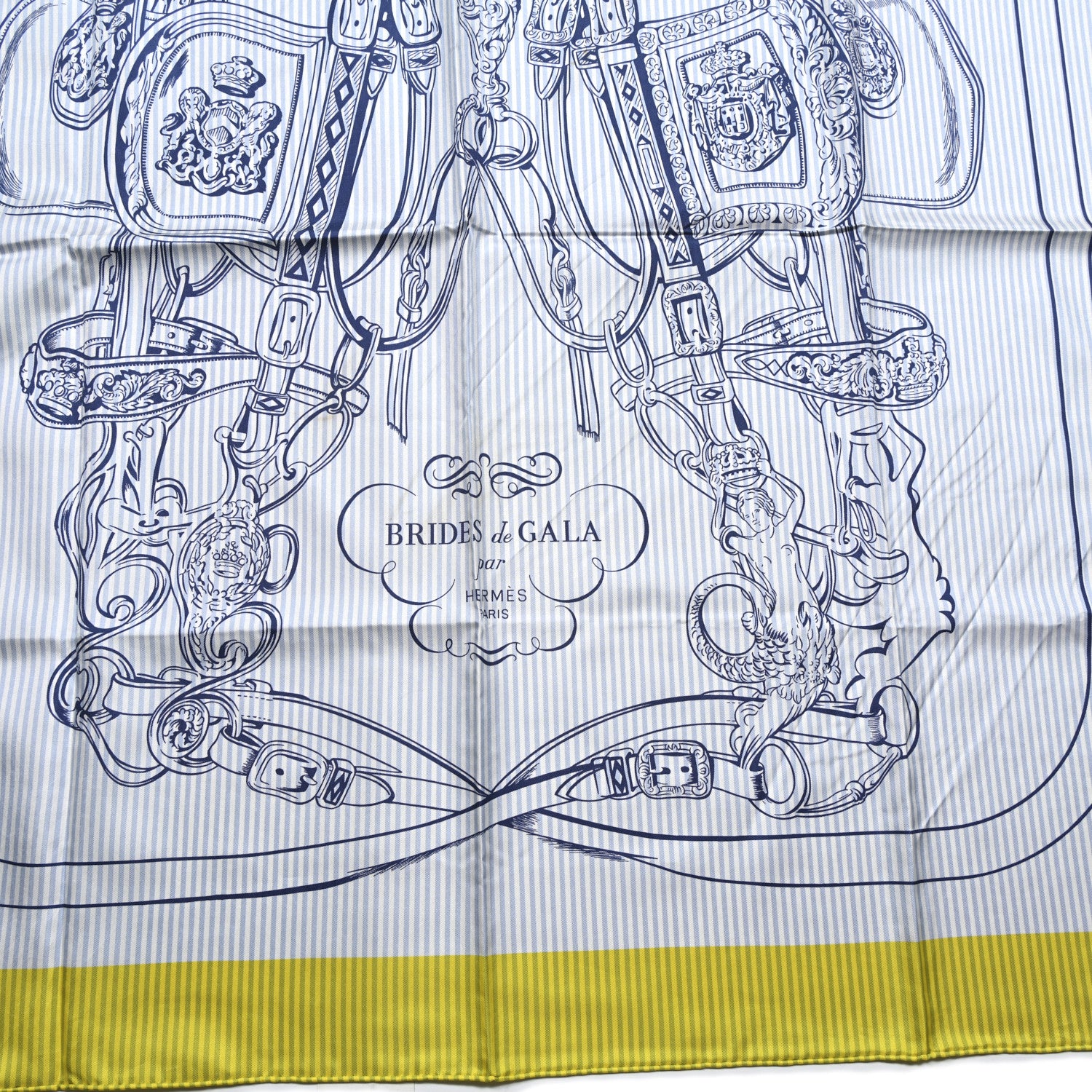 Hermes Silk Carre Eyeliner Brides De Gala Scarf 90 2 of 4