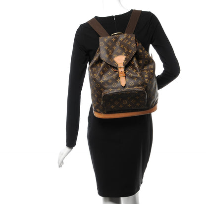 Louis Vuitton Monogram Montsouris GM Backpack 2 of 7