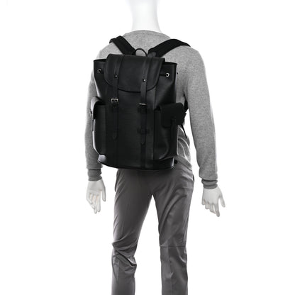 Louis Vuitton Epi Christopher Backpack PM Black 2 of 10