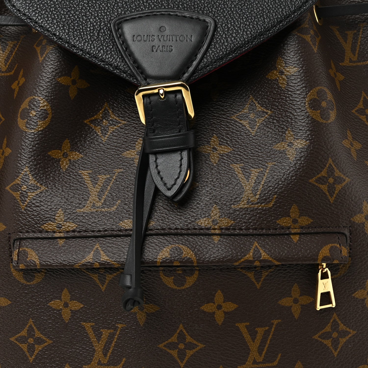 Louis Vuitton Monogram Montsouris PM Black 7 of 9