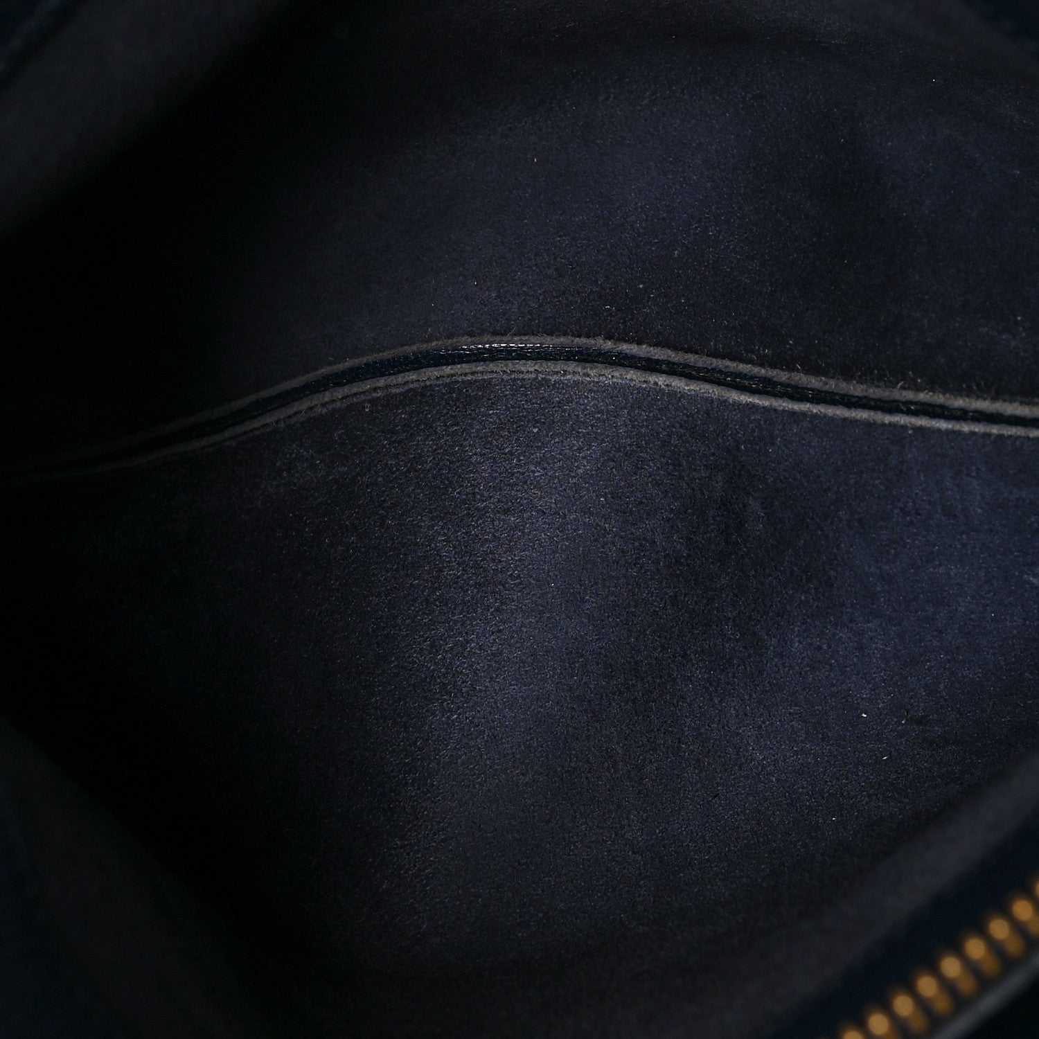 Celine Goatskin Large Trio Crossbody Bag Dark Blue 5 of 10