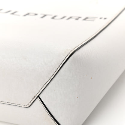 Off-White Calfskin Sculpture Tote Bag White 11 of 18