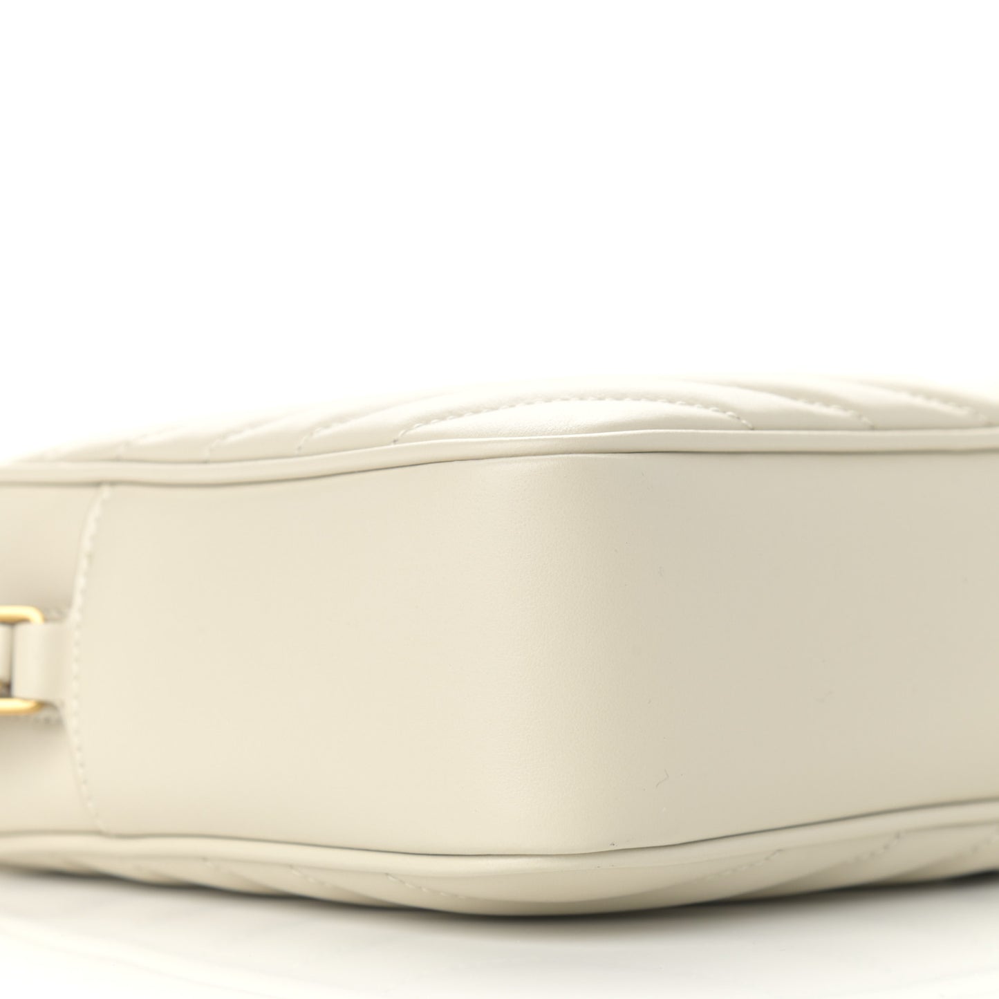 Calfskin Matelasse Monogram Lou Camera Bag Crema Soft