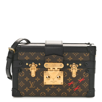 Louis Vuitton Monogram Petite Malle Black 1 of 9