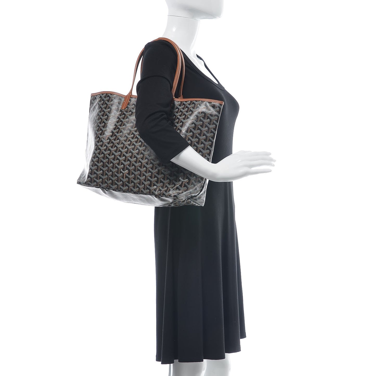 Goyardine Saint Louis PM Black Gold