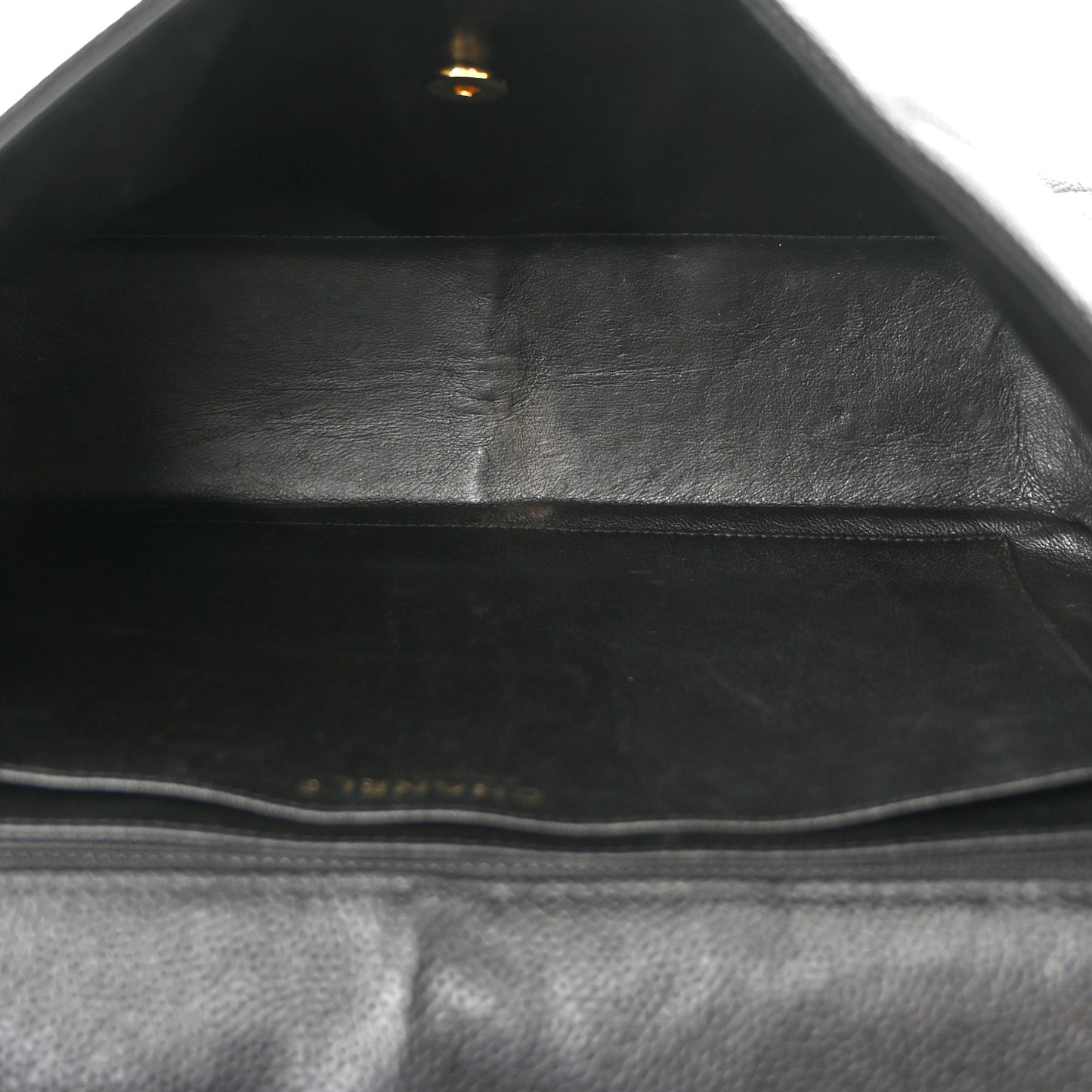 Caviar Quilted Jumbo Single Flap Black