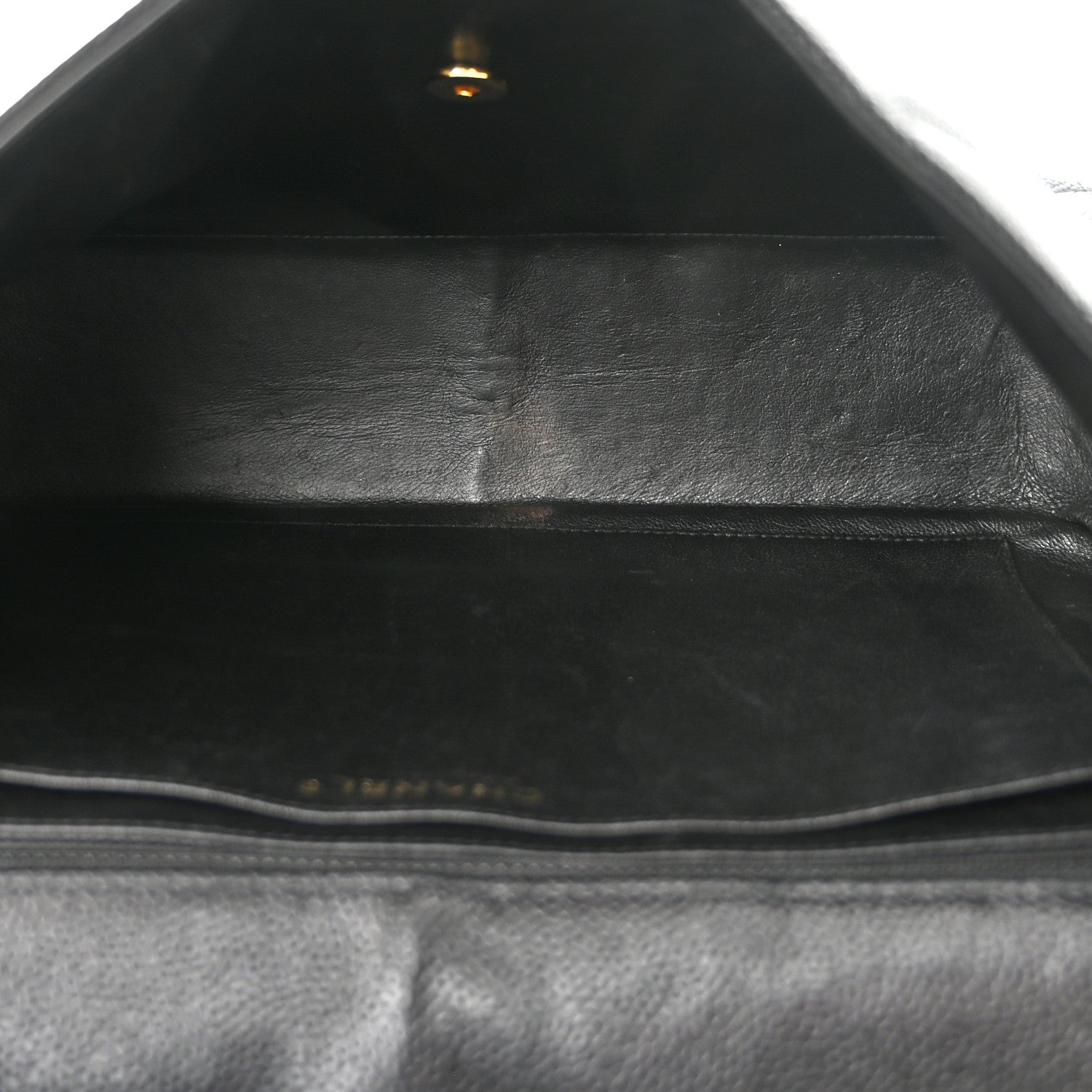 Chanel Caviar Quilted Jumbo Single Flap Black 5 of 10