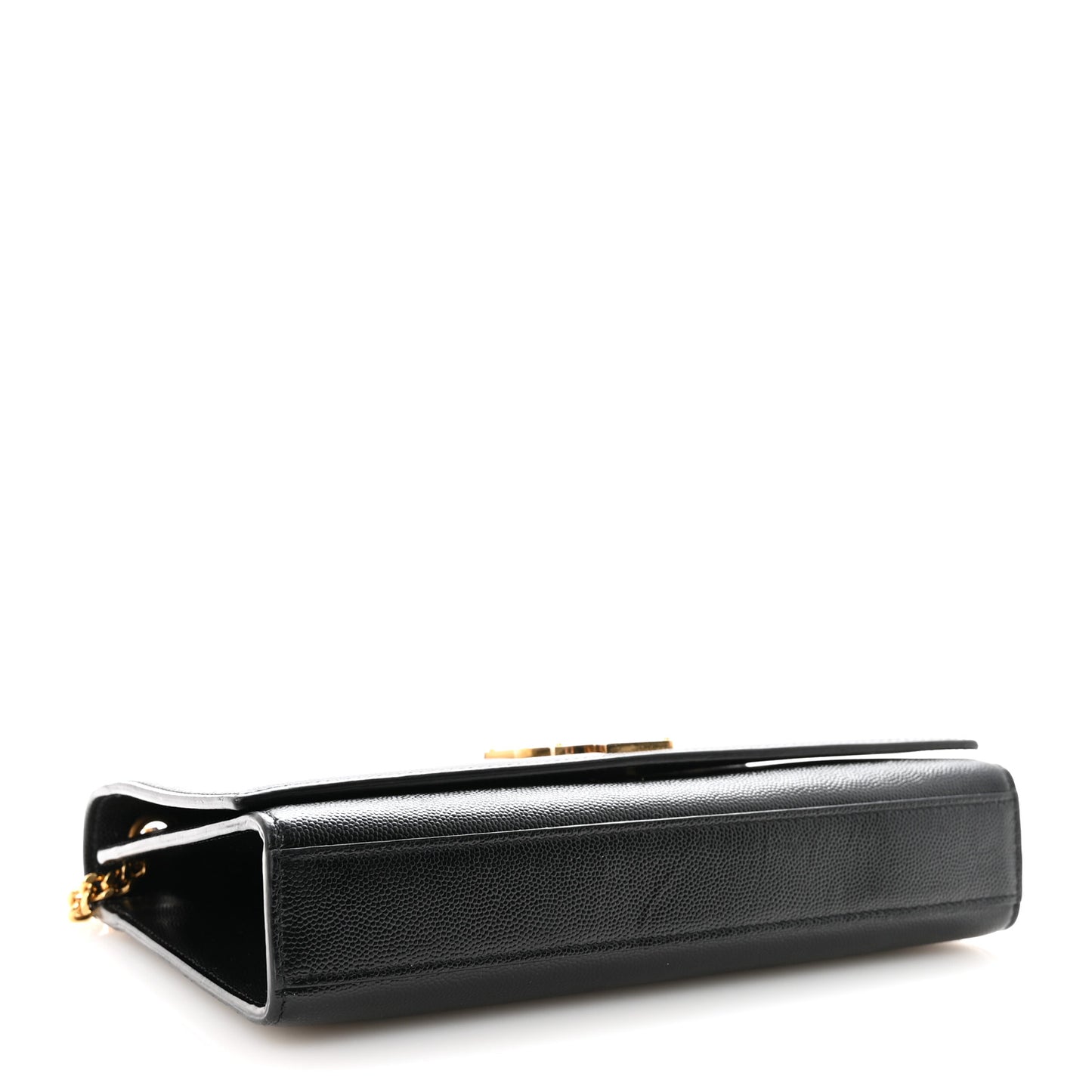 Grain De Poudre Medium Classic Monogram Kate Satchel Black