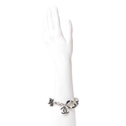 Chanel Chain Link CC Bracelet Silver 2 of 8