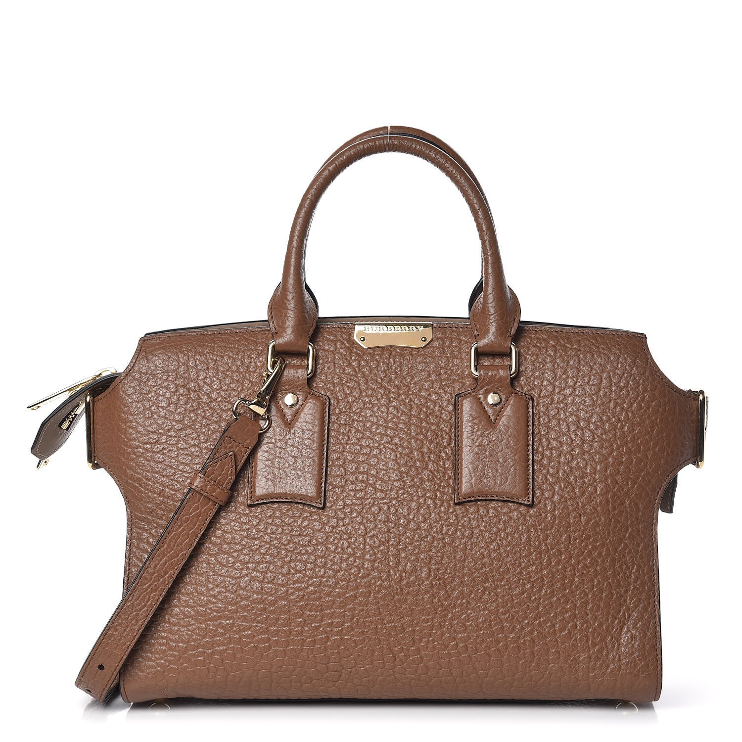 Burberry Signature Grain Medium Gainsborough Sepia Brown Honey 1 of 11