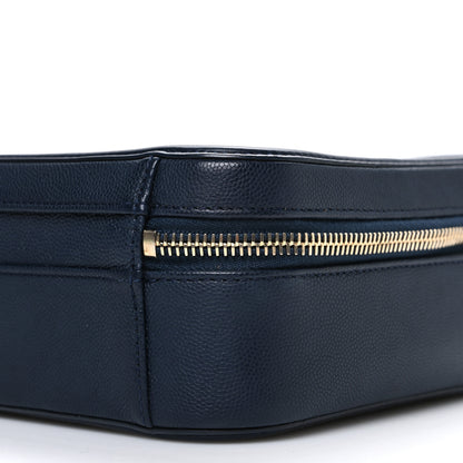 Chanel Caviar Quilted Medium CC Filigree Vanity Case Navy 10 of 10
