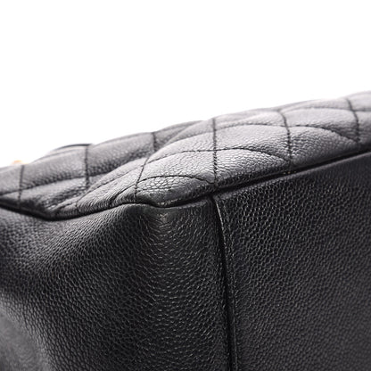 Chanel Caviar Quilted Grand Shopping Tote GST Black 8 of 14