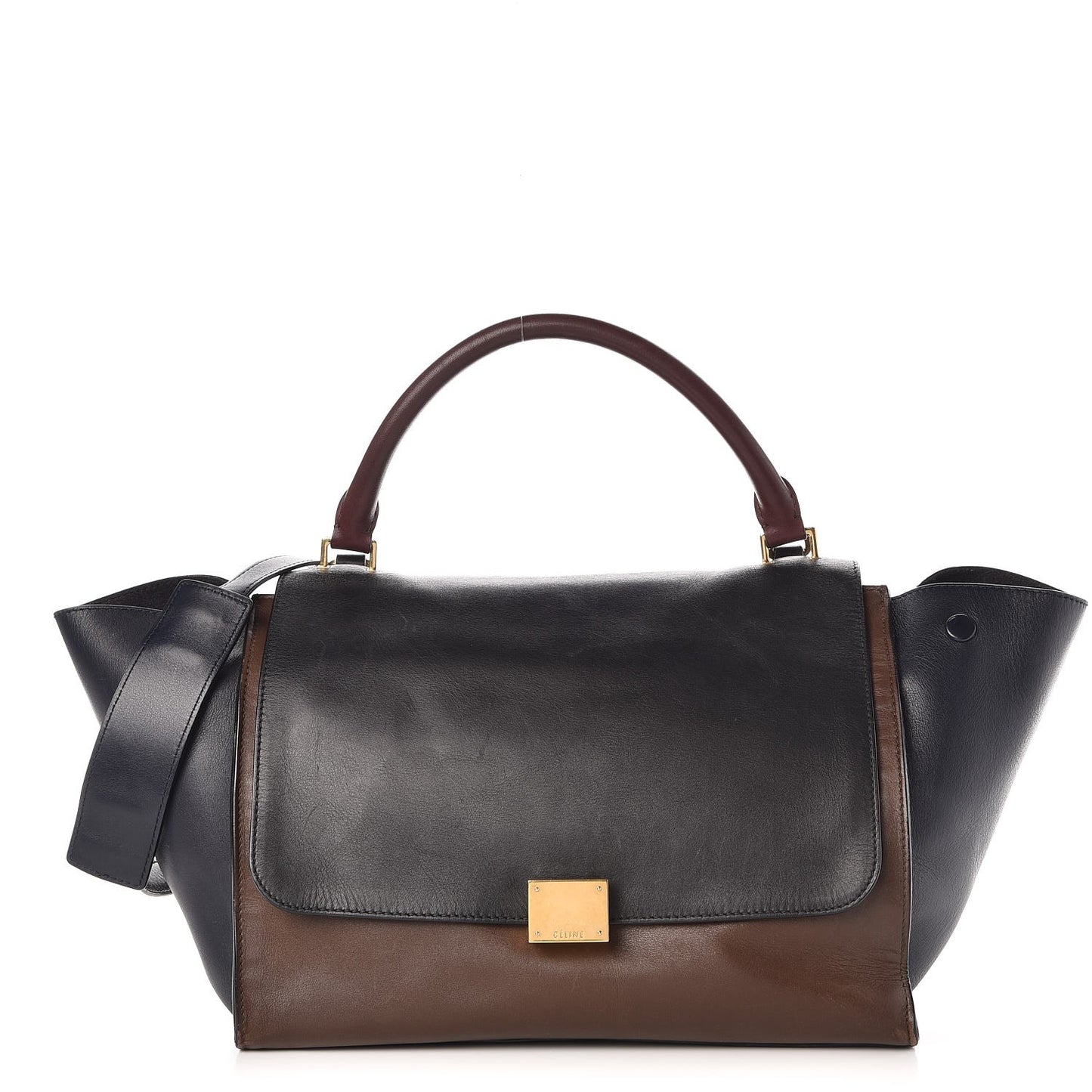 Smooth Calfskin Medium Tri-Color Trapeze