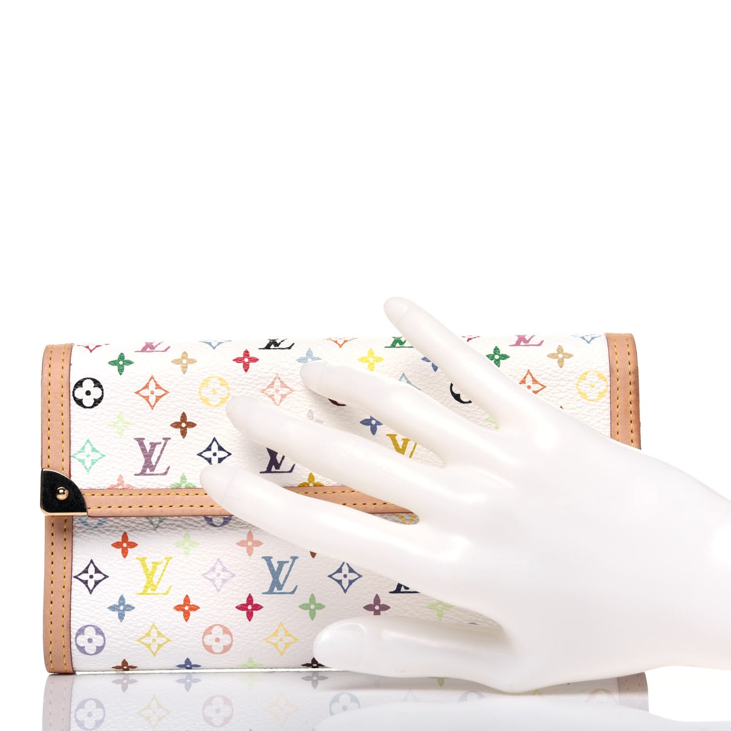 Monogram Multicolor Porte Tresor International Wallet White