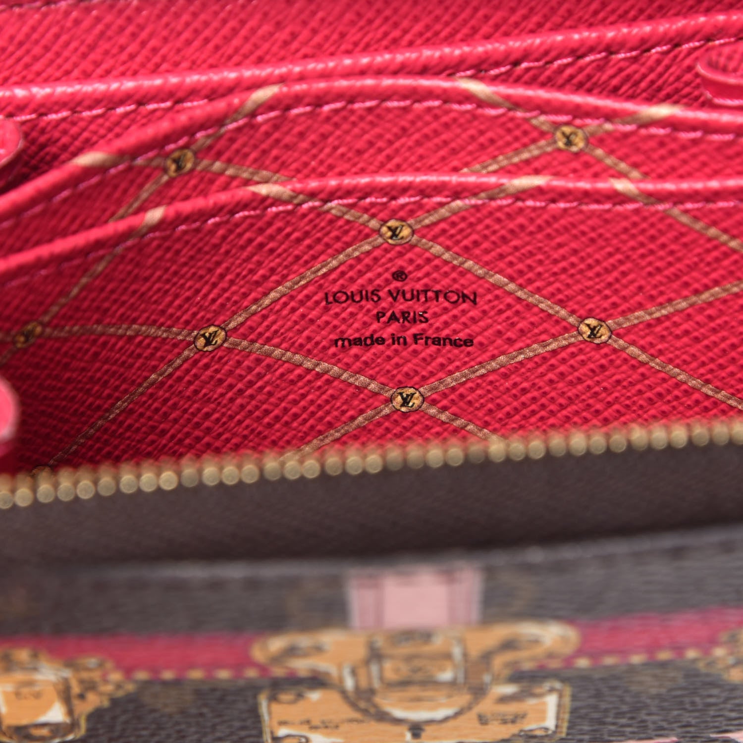 Louis Vuitton Monogram Summer Trunks Zippy Coin Purse 6 of 7