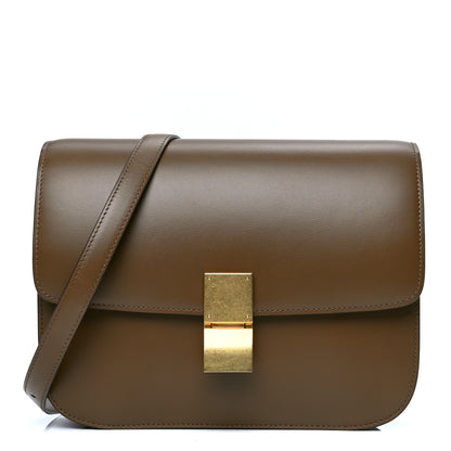 Celine Box Calfskin Medium Classic Box Flap Bag Camel 1 of 5