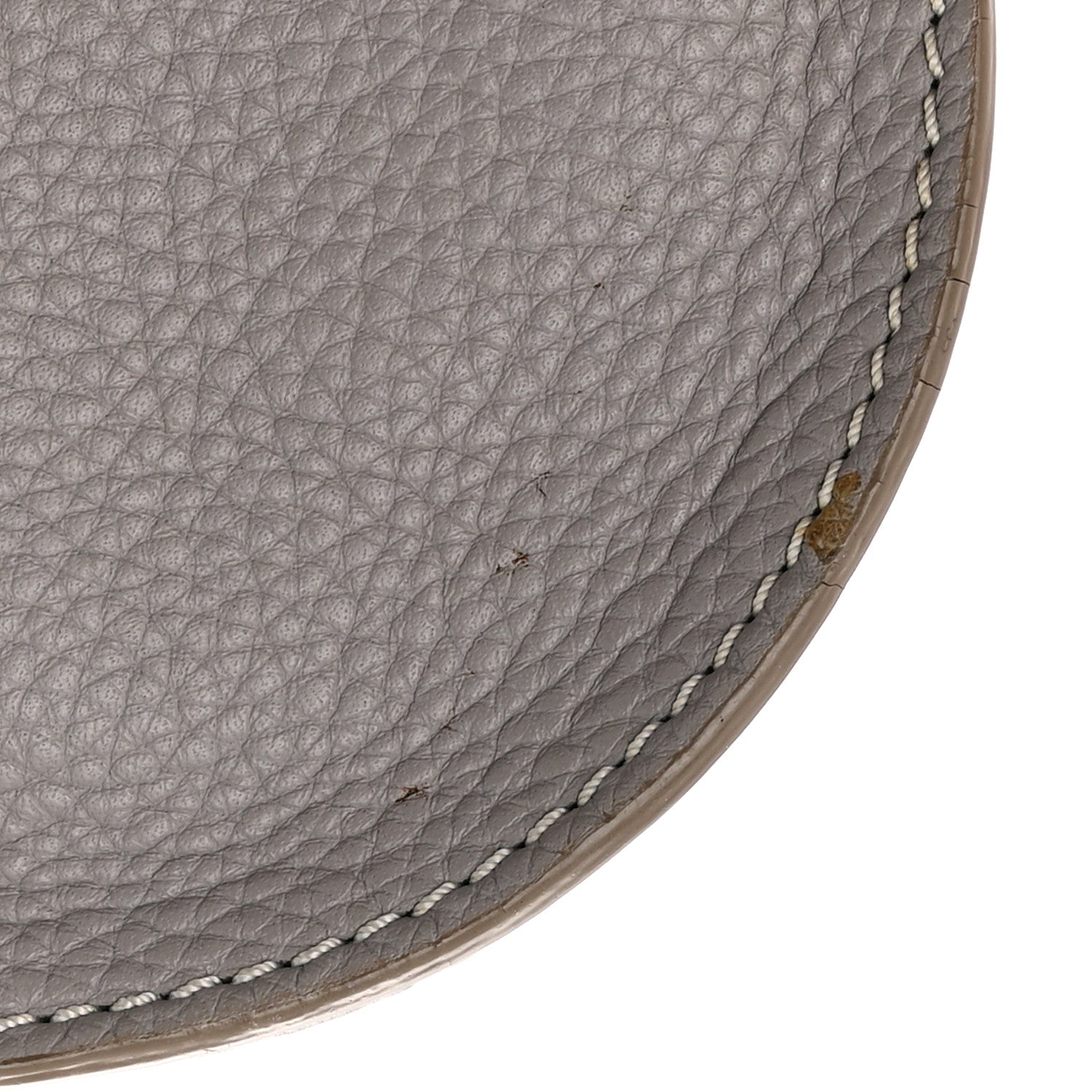 Chloe Calfskin Mini Marcie Round Crossbody Bag Cashmere Grey 11 of 12