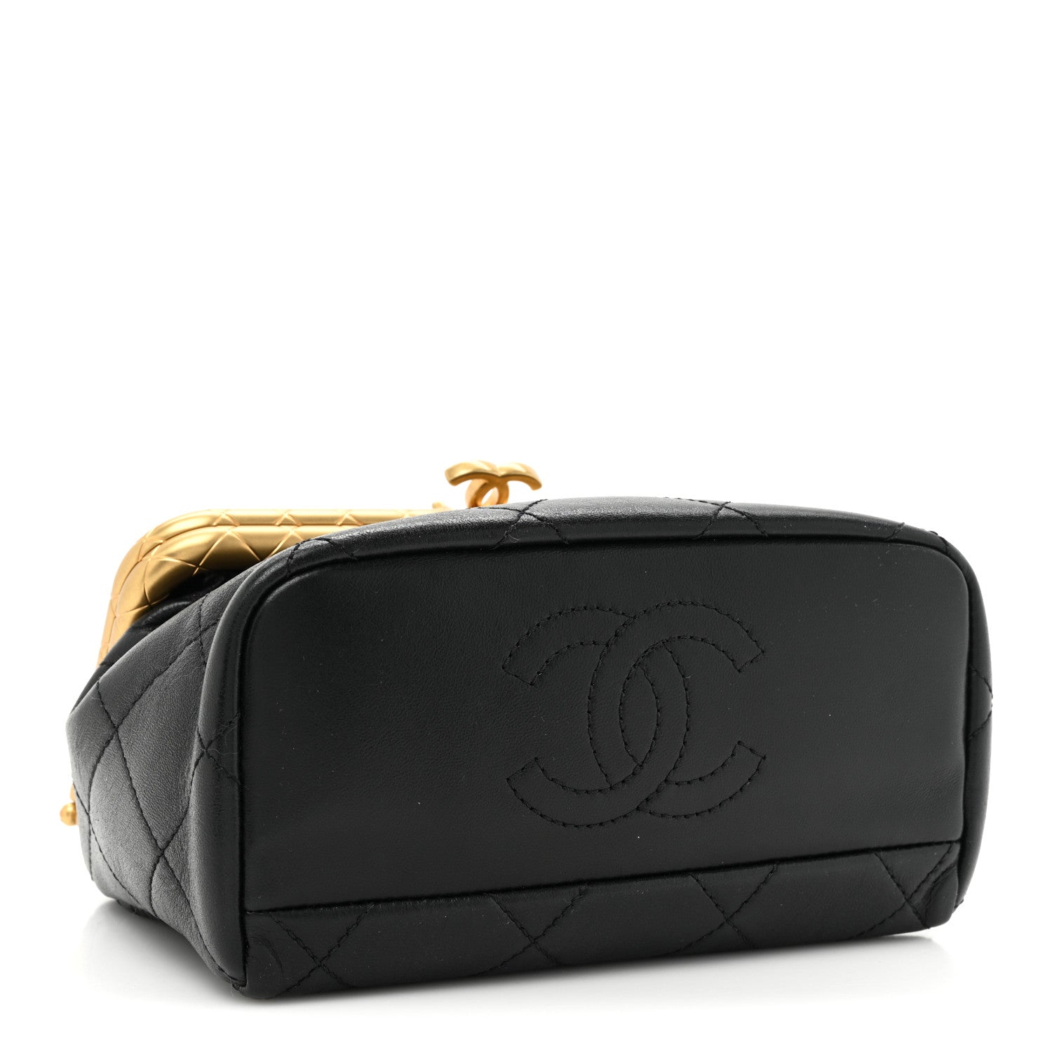 Chanel Lambskin Quilted My Crush Bag Black 4 of 9