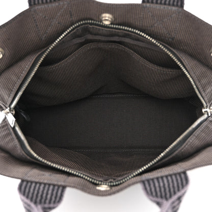 Hermes Canvas Tout Fourre PM Grey 5 of 11