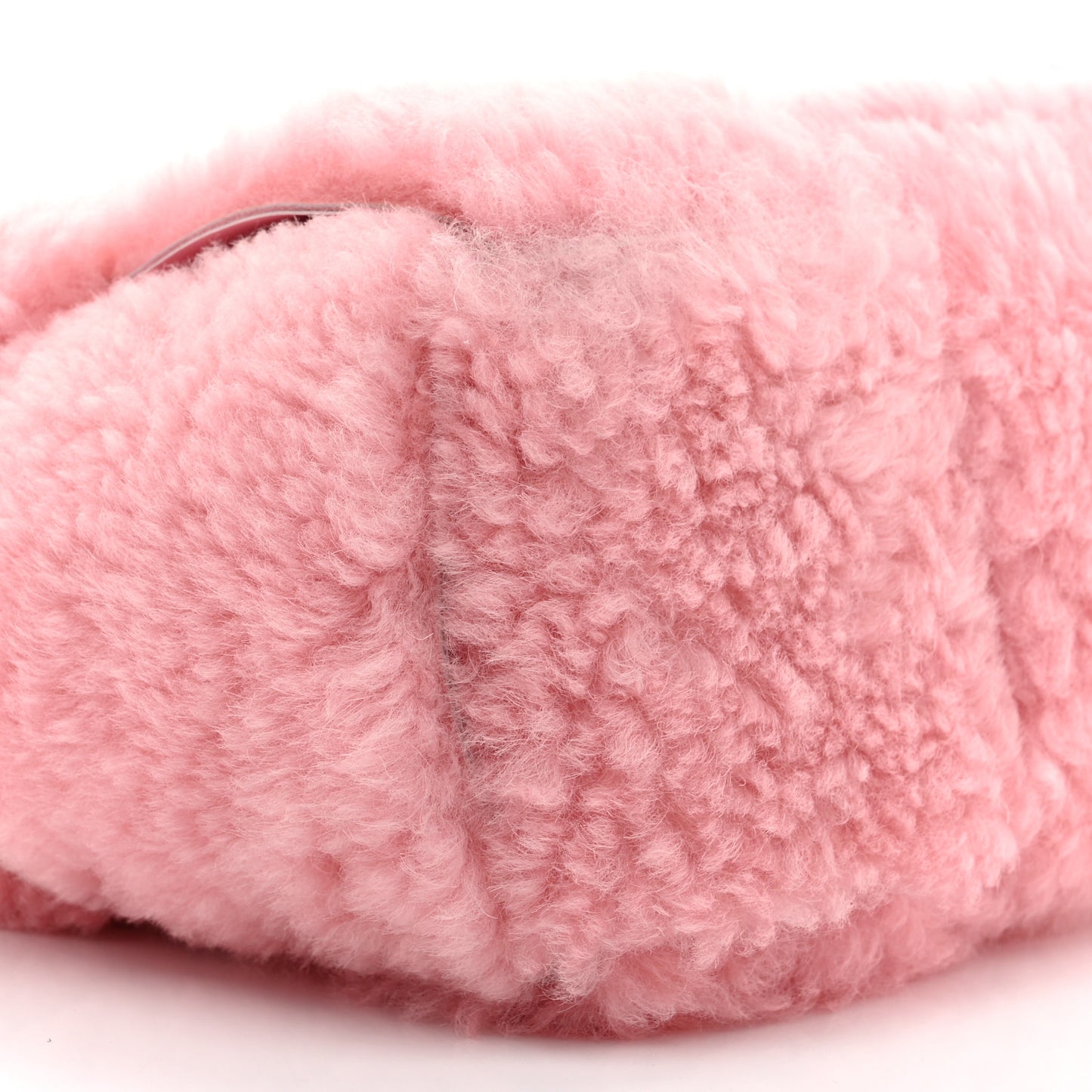 Shearling Small Intrecciato Arco Tote Popsicle