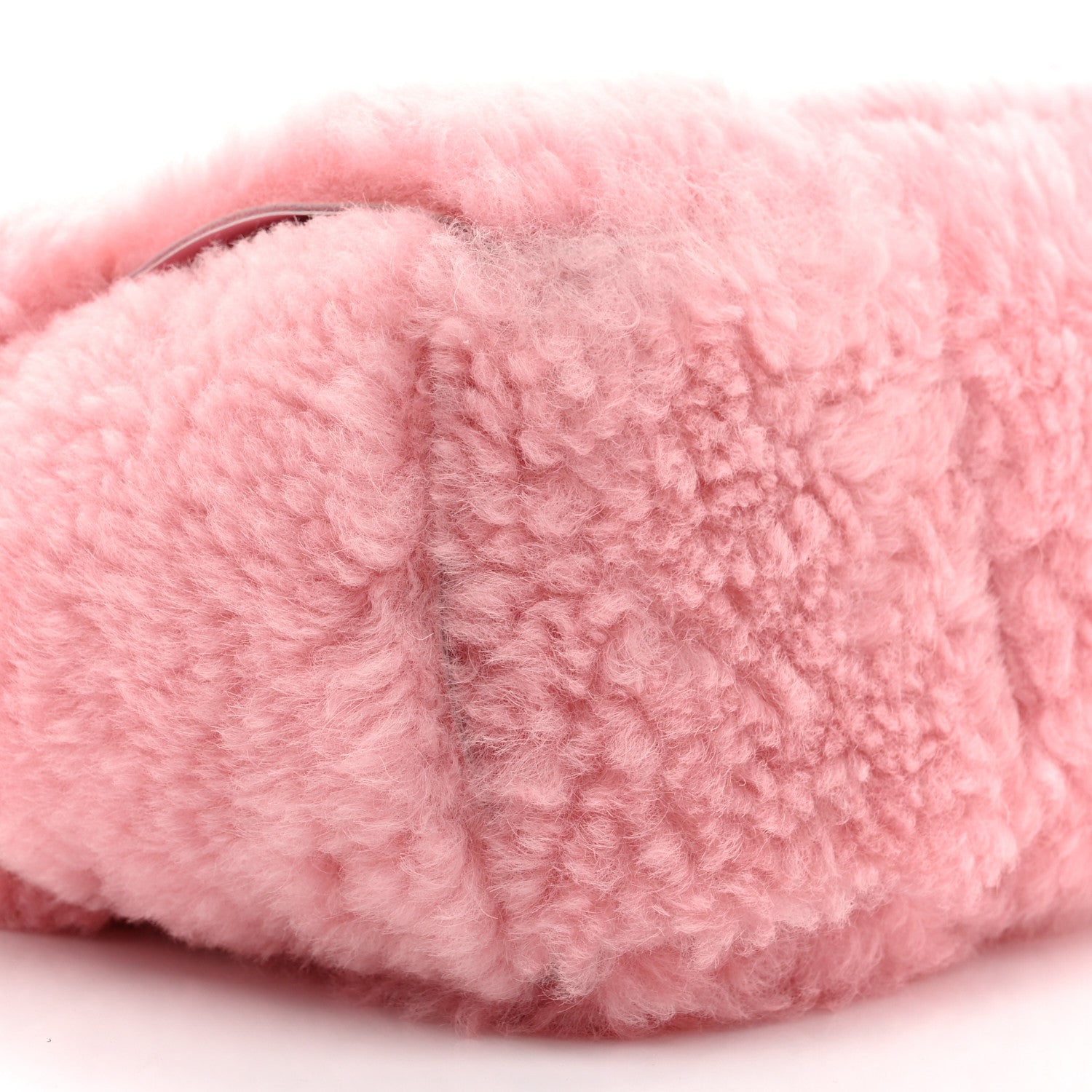 Bottega Veneta Shearling Small Intrecciato Arco Tote Popsicle 10 of 11