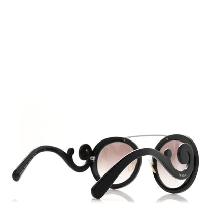 Prada Baroque Sunglasses SPR 13S Black 4 of 8