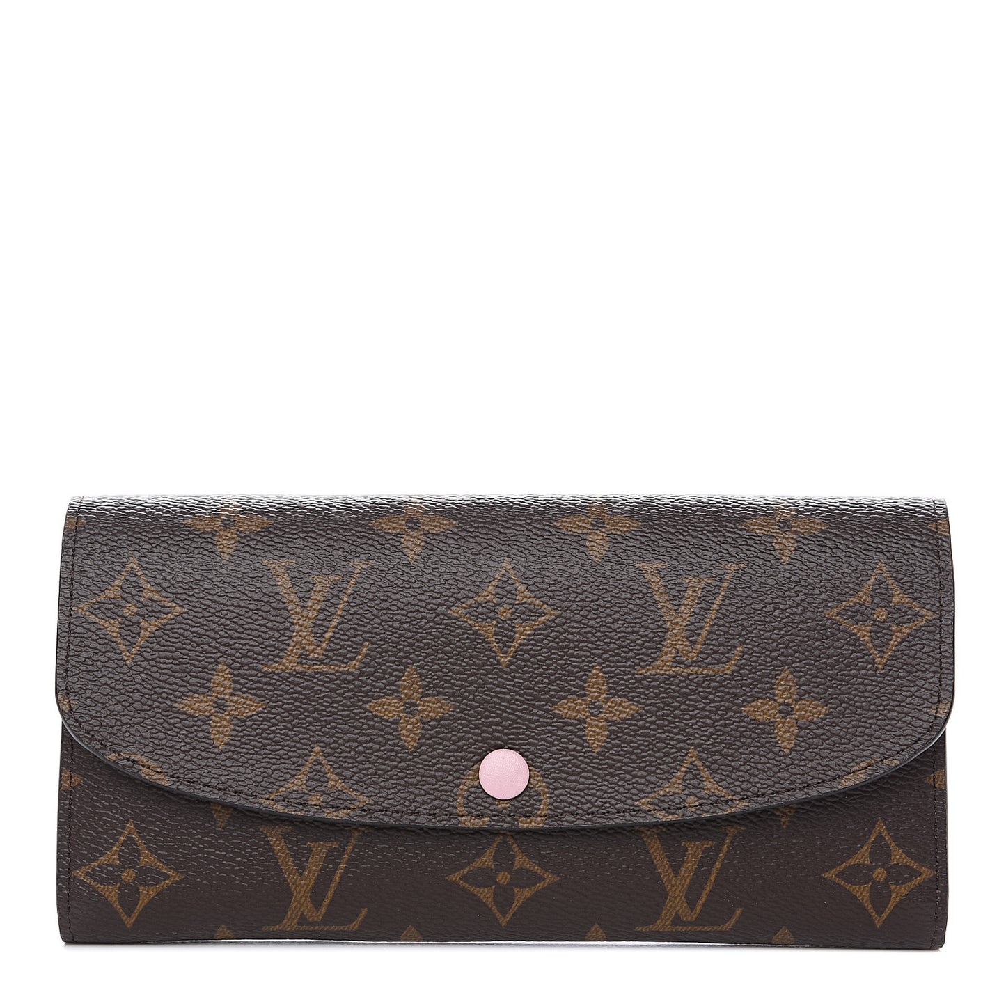 Monogram Emilie Wallet Rose Ballerine