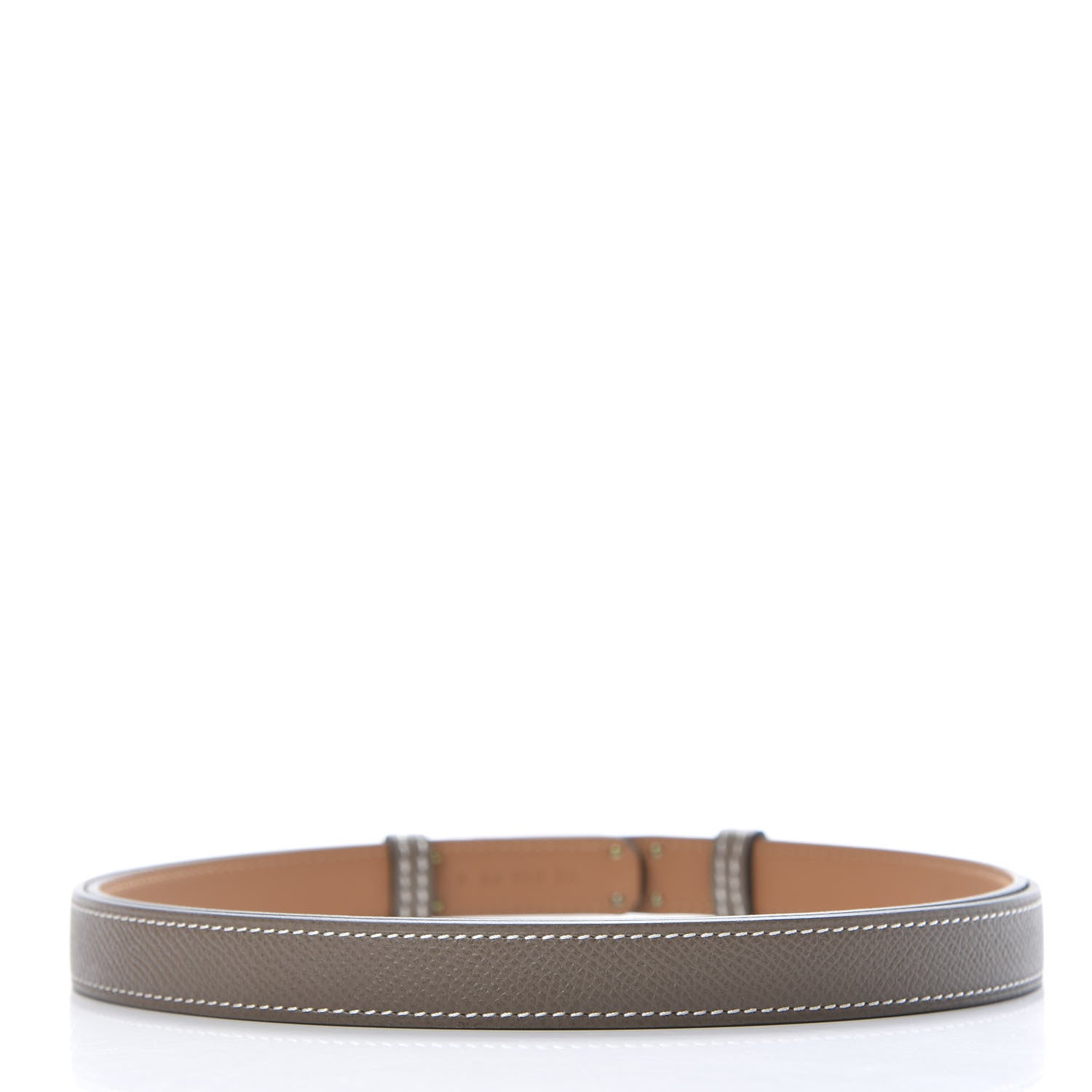 Hermes Epsom Kelly Belt Etoupe 2 of 5