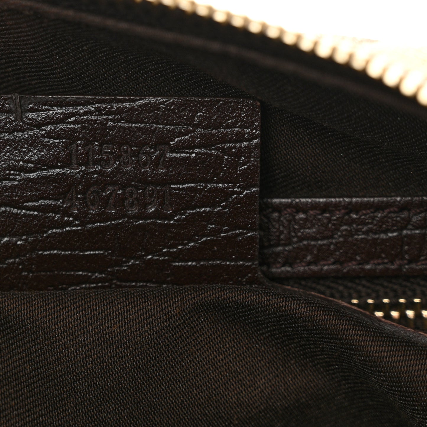 Monogram Medium Horsebit Chain Hobo Dark Brown