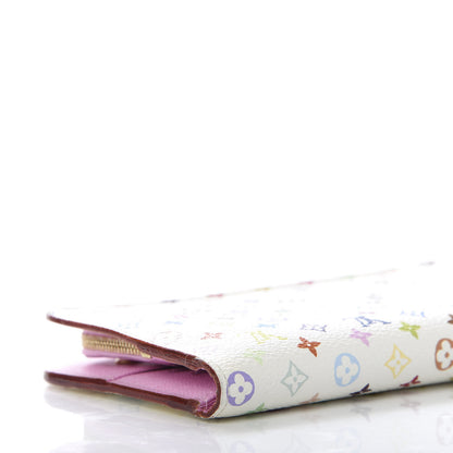 Louis Vuitton Monogram Multicolor Insolite Wallet White Litchi 11 of 12