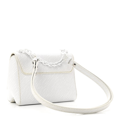 Louis Vuitton Epi Twist Shoulder Bag PM Matte White 4 of 10