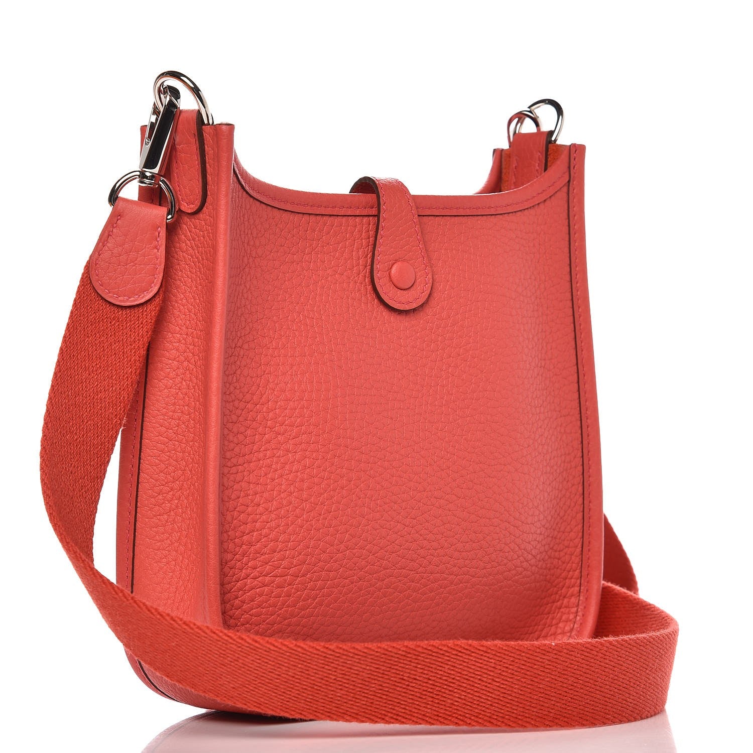 Hermes Taurillon Clemence Evelyne TPM Bougainvillea 3 of 9